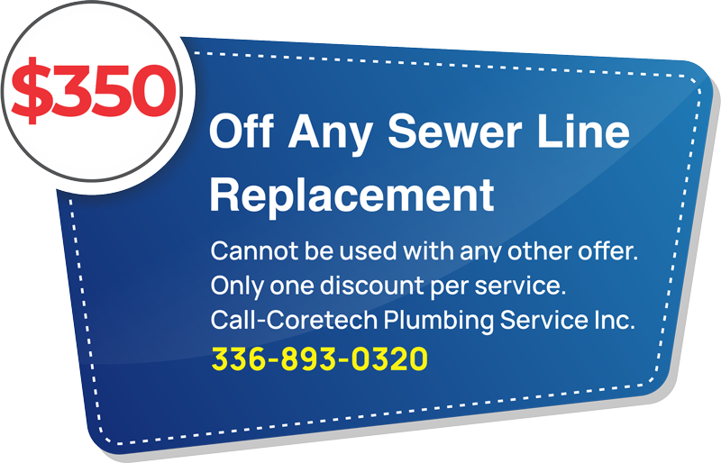 $350 off any Sewer Line Replacement
