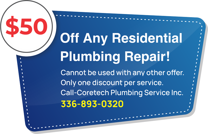 Coupon - $50 off Residential Plumbing Repair
